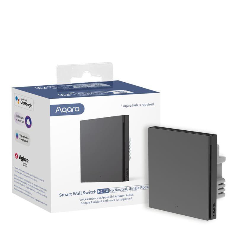 AQARA SMART WALL SWITCH H1 GREY (NO NEUTRAL  SINGL_4