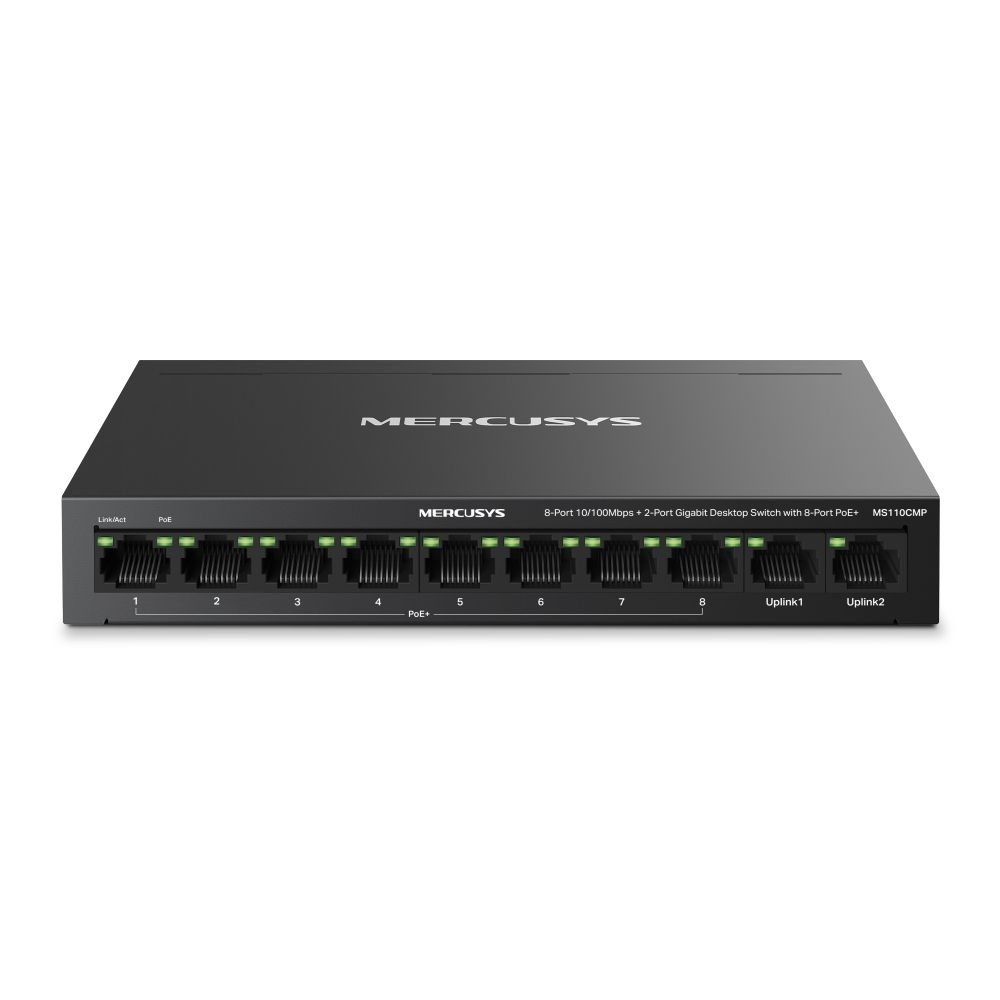 Mercusys MS110CMP Network Switch PoE Support Black_1