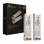 Extralink SFP+ 10G | SFP+ WDM Module | 10Gbps 1270/1330nm  single mode  2km  pair_1