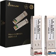 Extralink SFP+ 10G | SFP+ WDM Module | 10Gbps 1270/1330nm  single mode  2km  pair_3