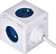 Allocacoc 2402BL/FREUPC power extension 1.5 m 4 AC outlet(s) Indoor Blue  White_1