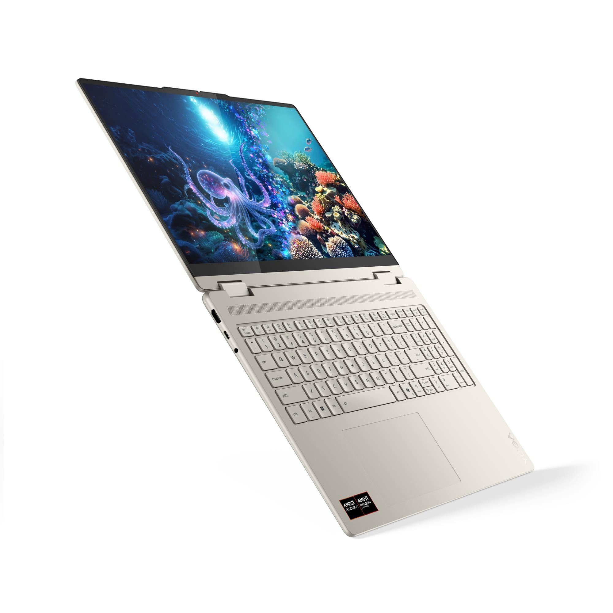 Lenovo Yoga 7 2-in-1 16AKP10 Copilot+ PC AMD Ryzen AI 7 350 Hybrid (2-in-1) 40.6 cm (16 ) Touchscreen 2.8K 16 GB LPDDR5x-SDRAM 512 GB SSD Wi-Fi 7 (802.11be) Windows 11 Home_2