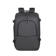 RIVACASE 8465 backpack for laptop 17.3  Tegel ECO  black  waterproof material  eco rPet  pockets for smartphone  documents  accessories  clothing space  side pocket for water bottle_1