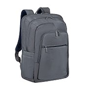 RIVACASE 7569 Laptop Backpack 17.3  Alpendorf ECO  grey  waterproof material  eco rPet  pockets for smartphone  documents  accessories  side pocket for bottle_1