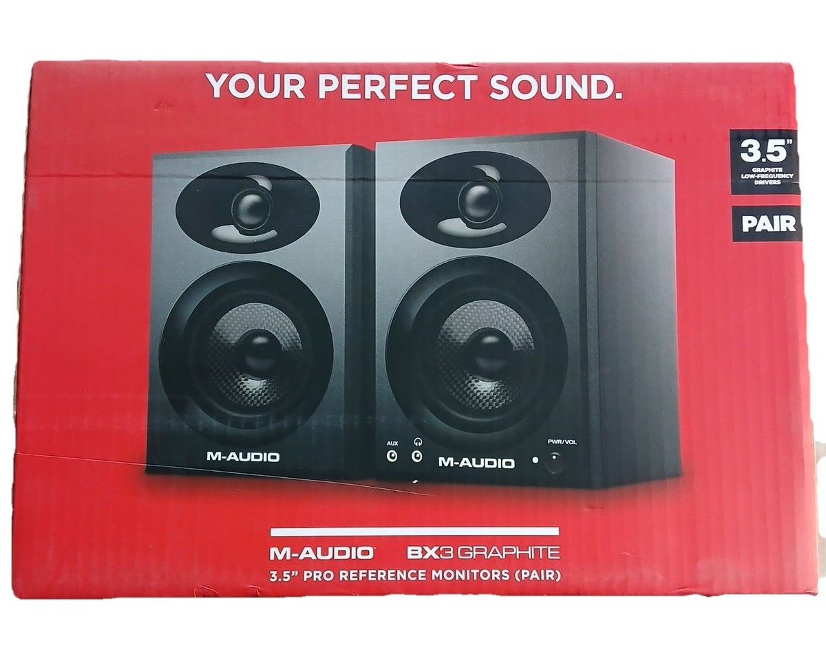 M-AUDIO BX3 loudspeaker Black Wired 50 W_5