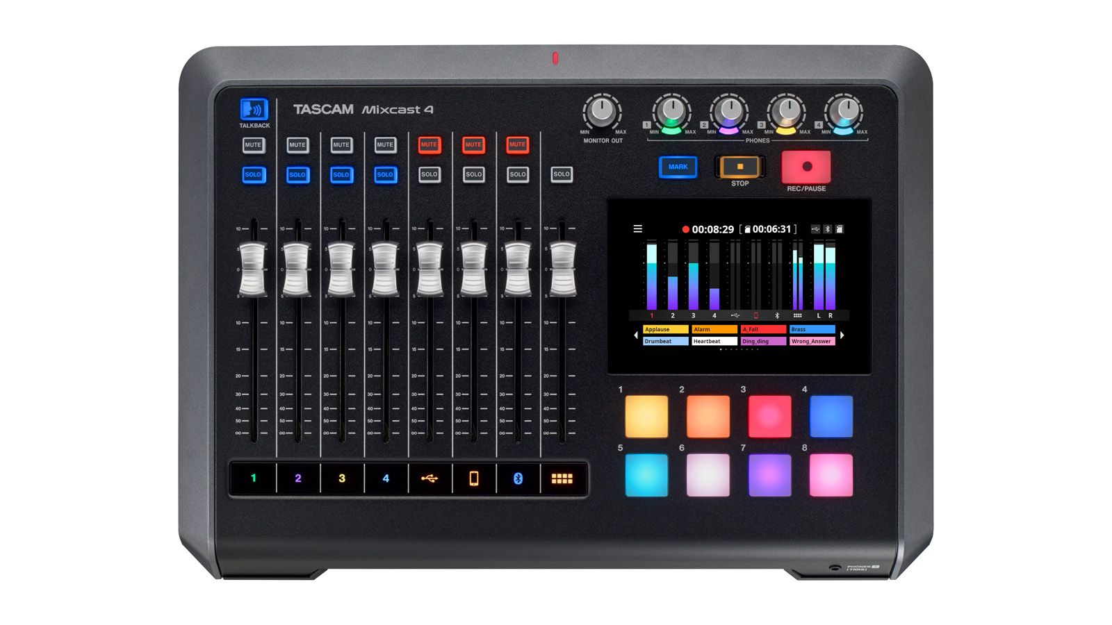 Tascam Mixcast 4 - mixer for podcast recording_3