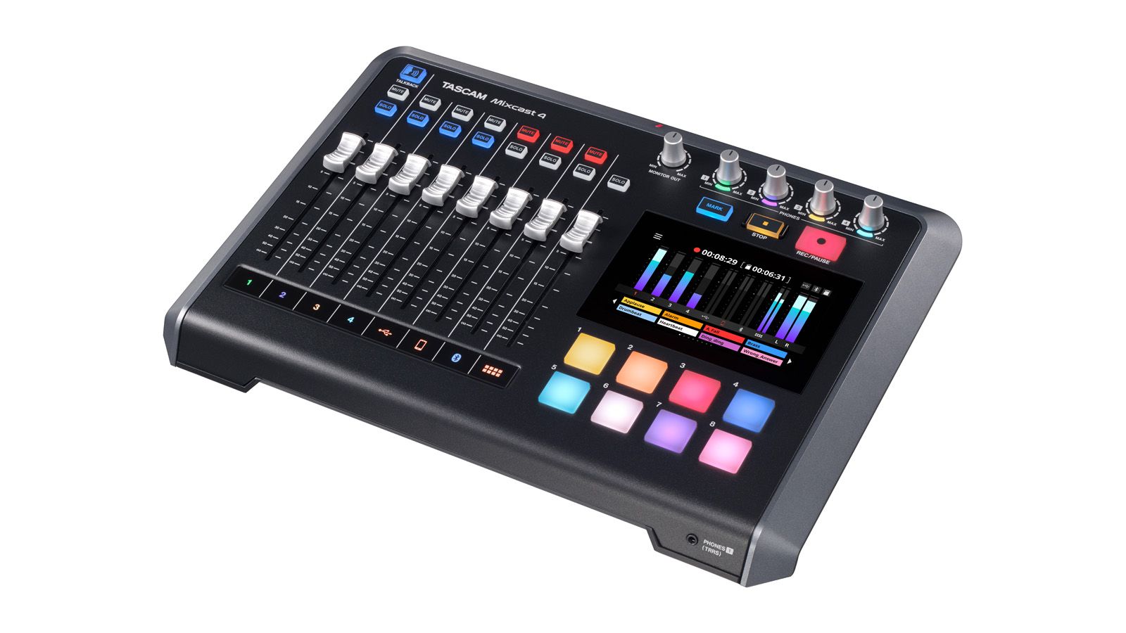 Tascam Mixcast 4 - mixer for podcast recording_5