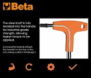 Set of angle hex keys 5 pcs 2.5-3-4-5-6mm_5