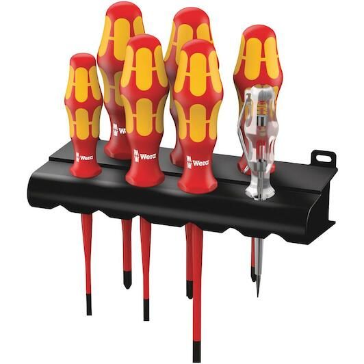 Screwdriver set KRAFTFORM 100+phase tester+hanger_1
