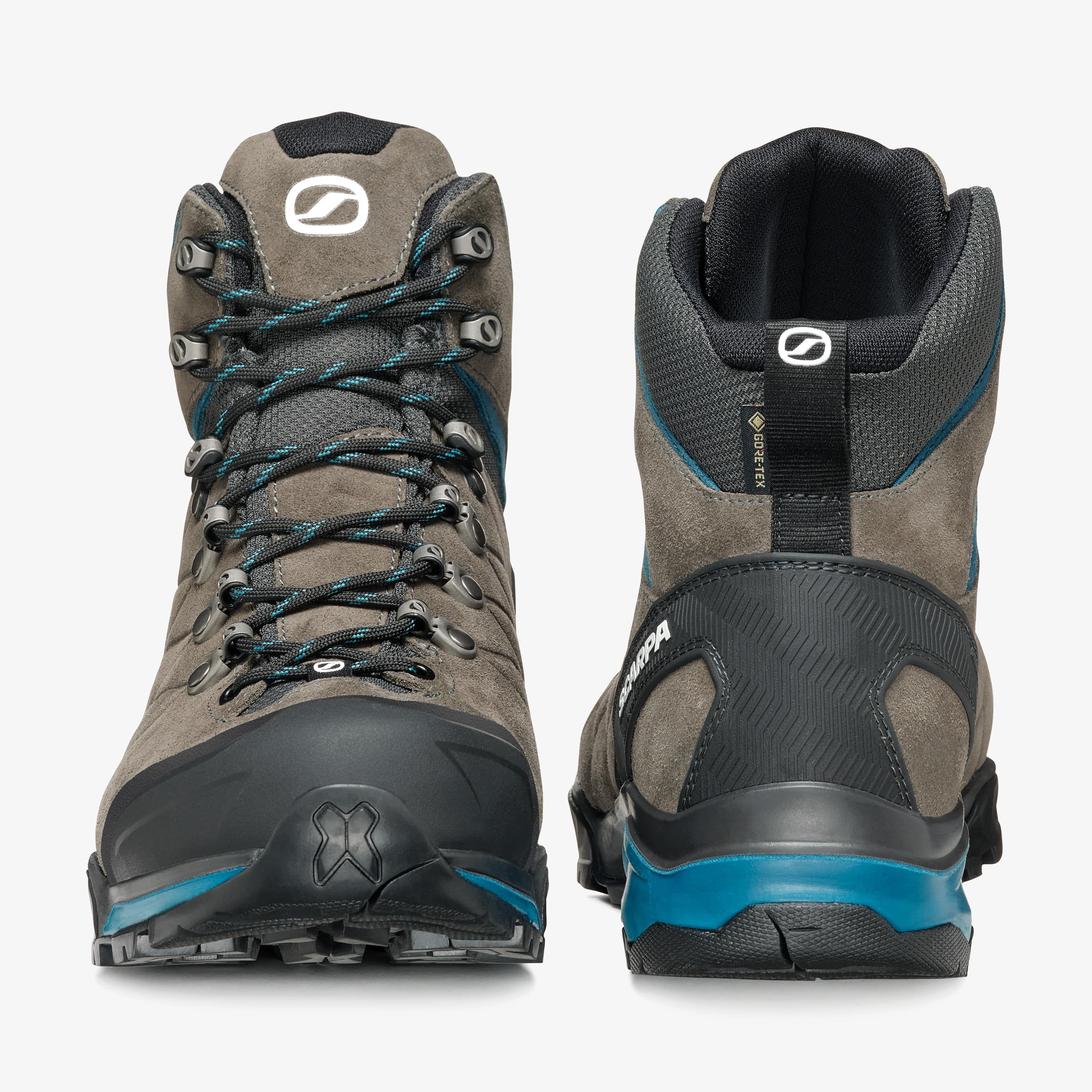 SCARPA Shoes Trek GTX Titanium Lake Blue 43_4