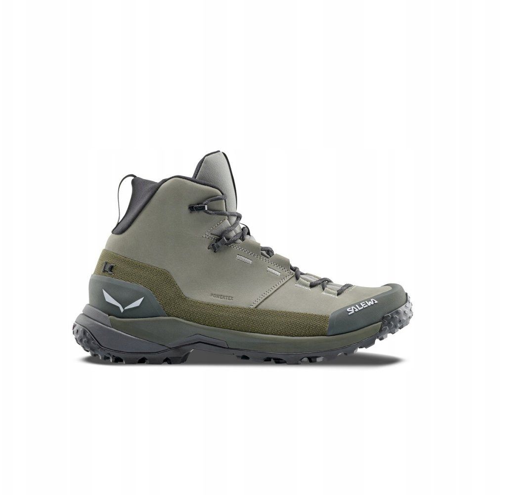 Shoes puez leather mid ptx-shadow-dark olive_2