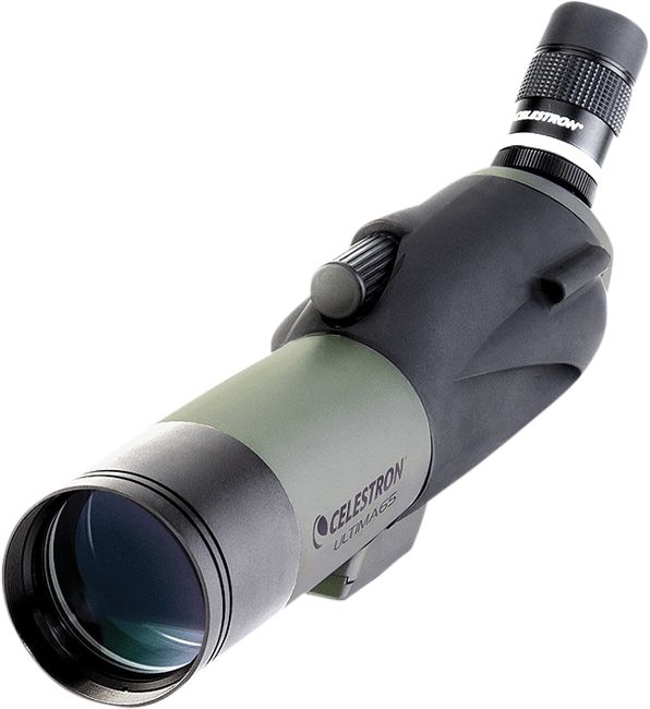 Celestron Ultima 65 spotting scope 55x BaK-4 Black  Grey_1