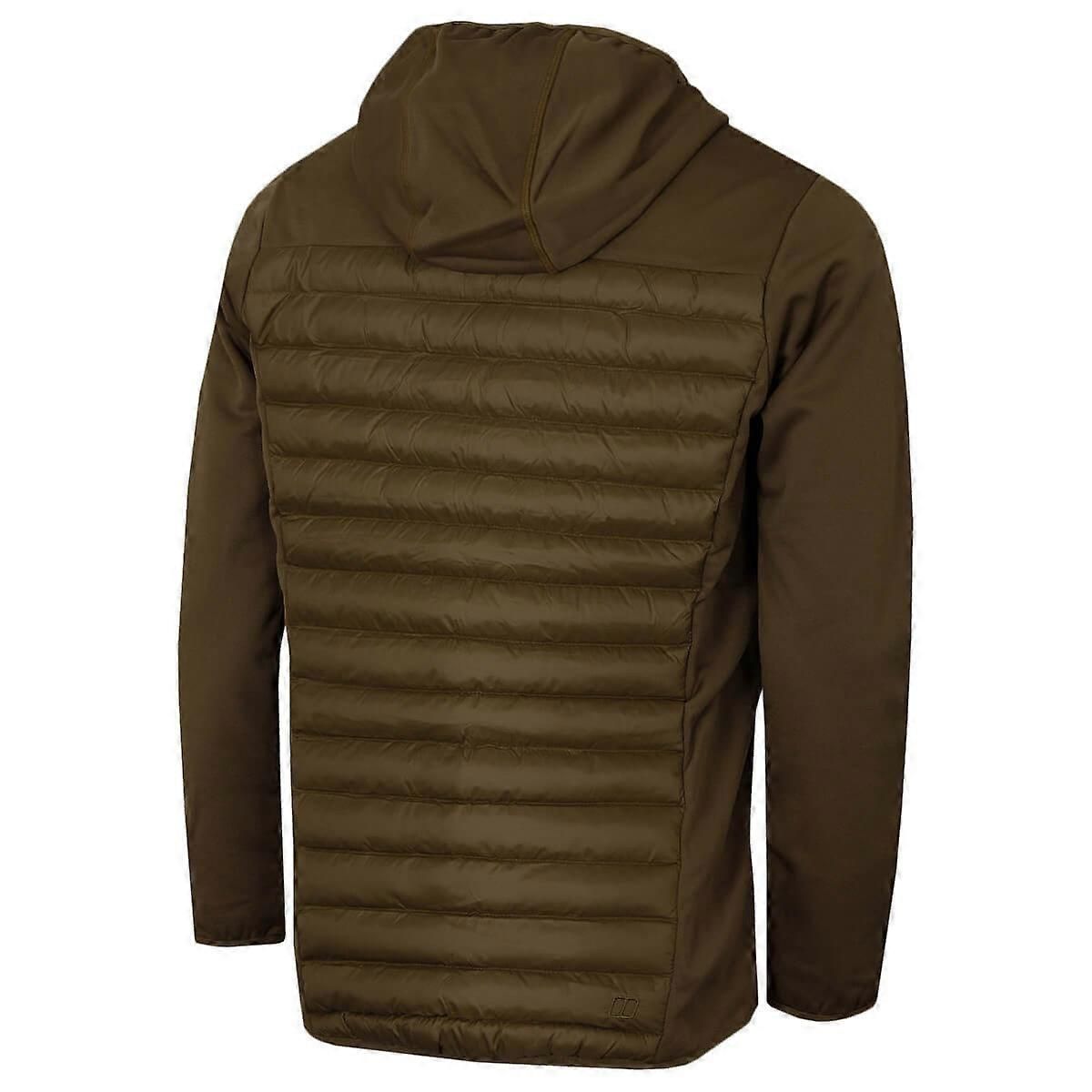 Men's Berghaus Vaskye Hooded Hybrid Jacket size L brown_3