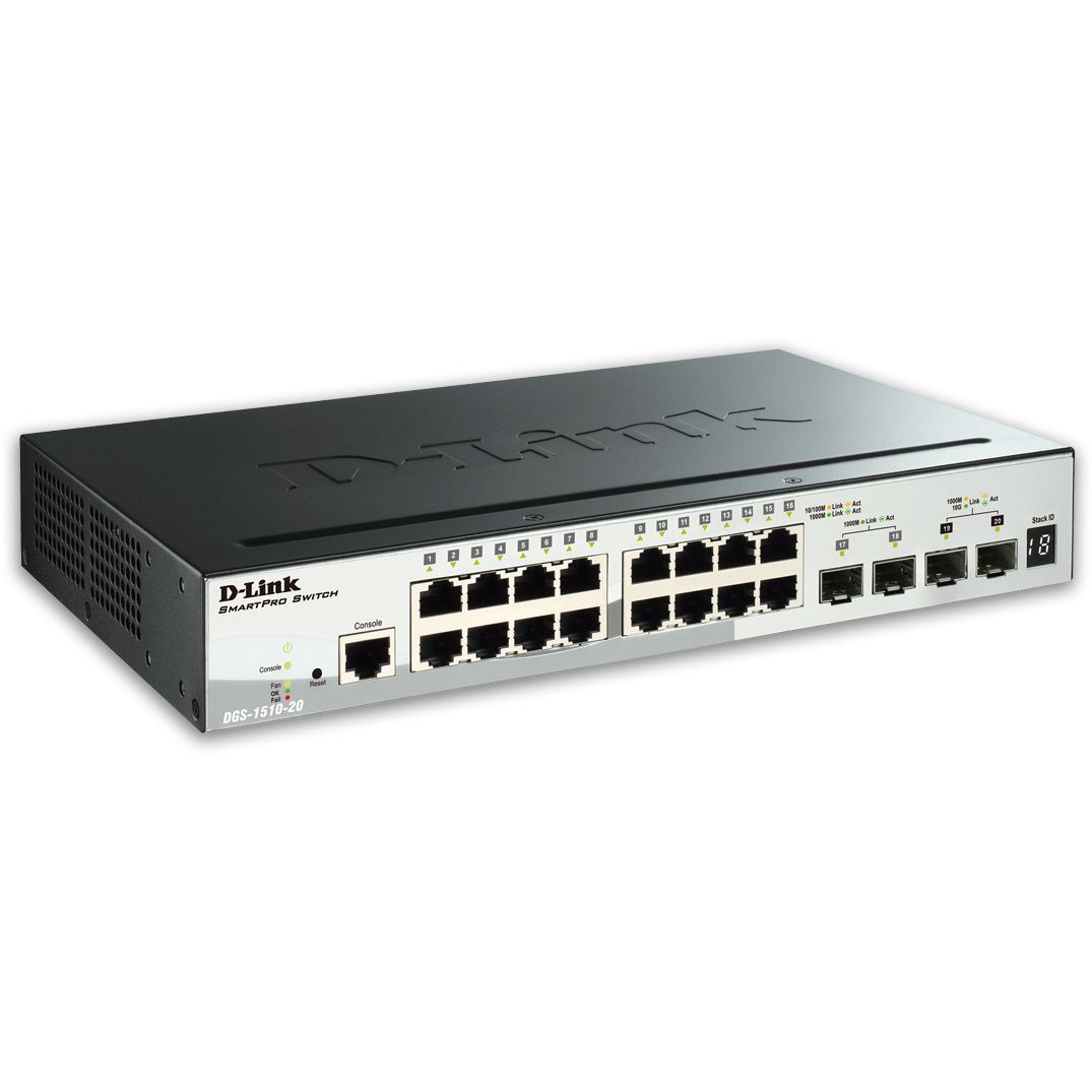 D-Link Switch DGS-1510-20 16xGBit/2xSFP/2xSFP+_3