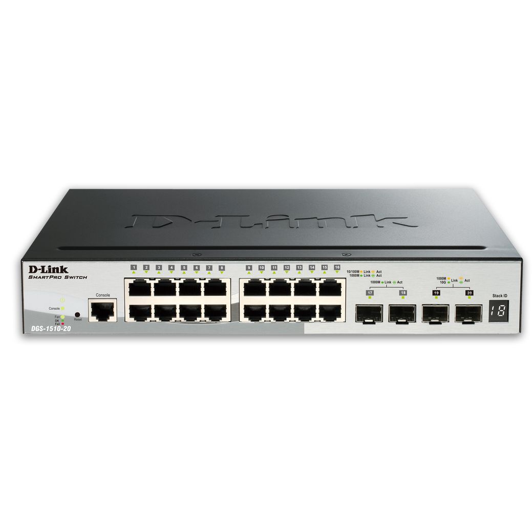 D-Link Switch DGS-1510-20 16xGBit/2xSFP/2xSFP+_5