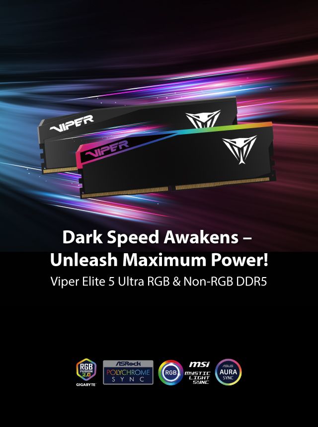 Patriot Viper Elite5 Ultra DDR5 2x32GB 6400MHz CL32_4