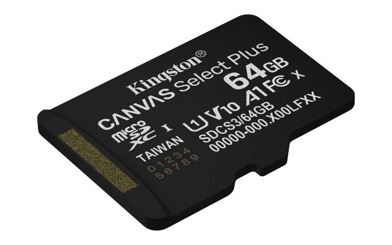 Kingston Technology 64GB microSDXC Canvas Select Plus Gen3 100MB/s A1 Card + Adapter_5