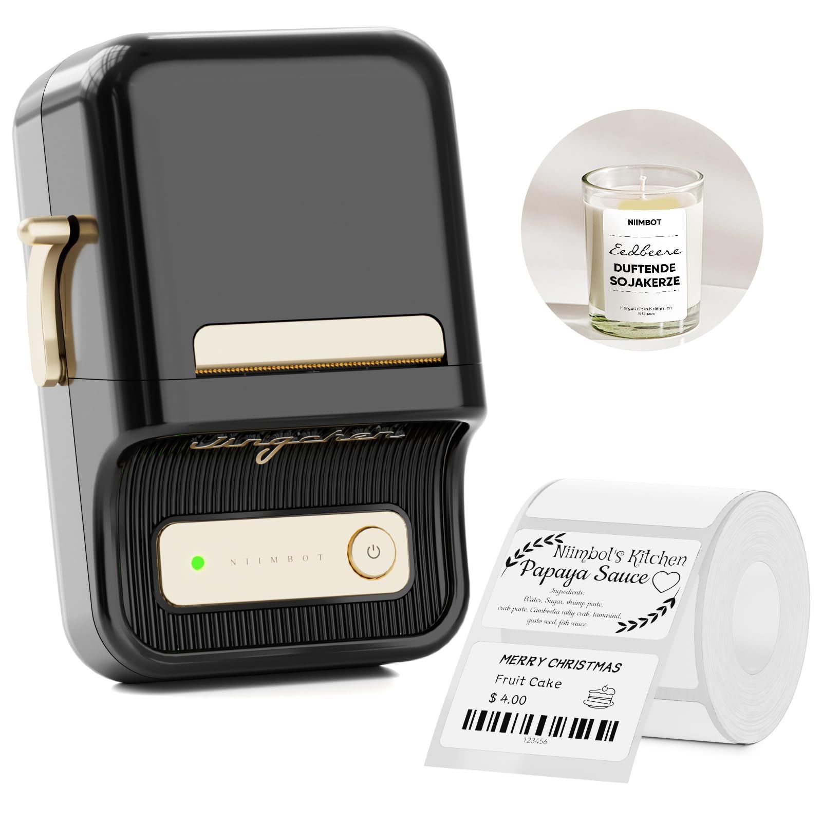 Niimbot B21S Label Printer Black_2