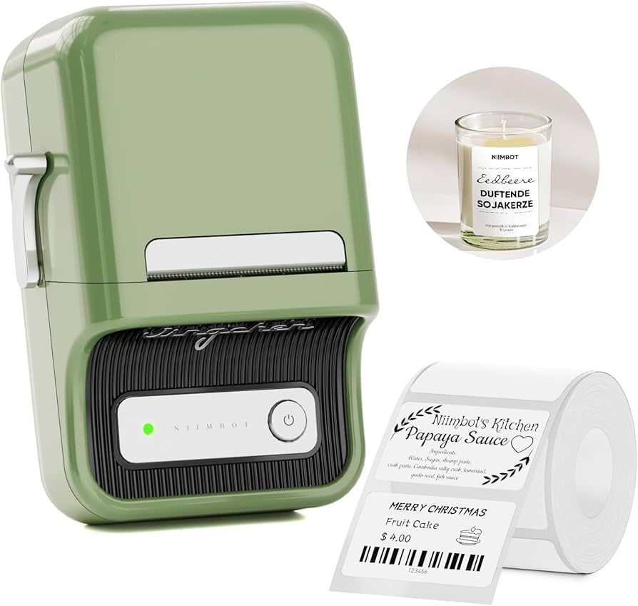 Niimbot B21S Label Printer Green_4