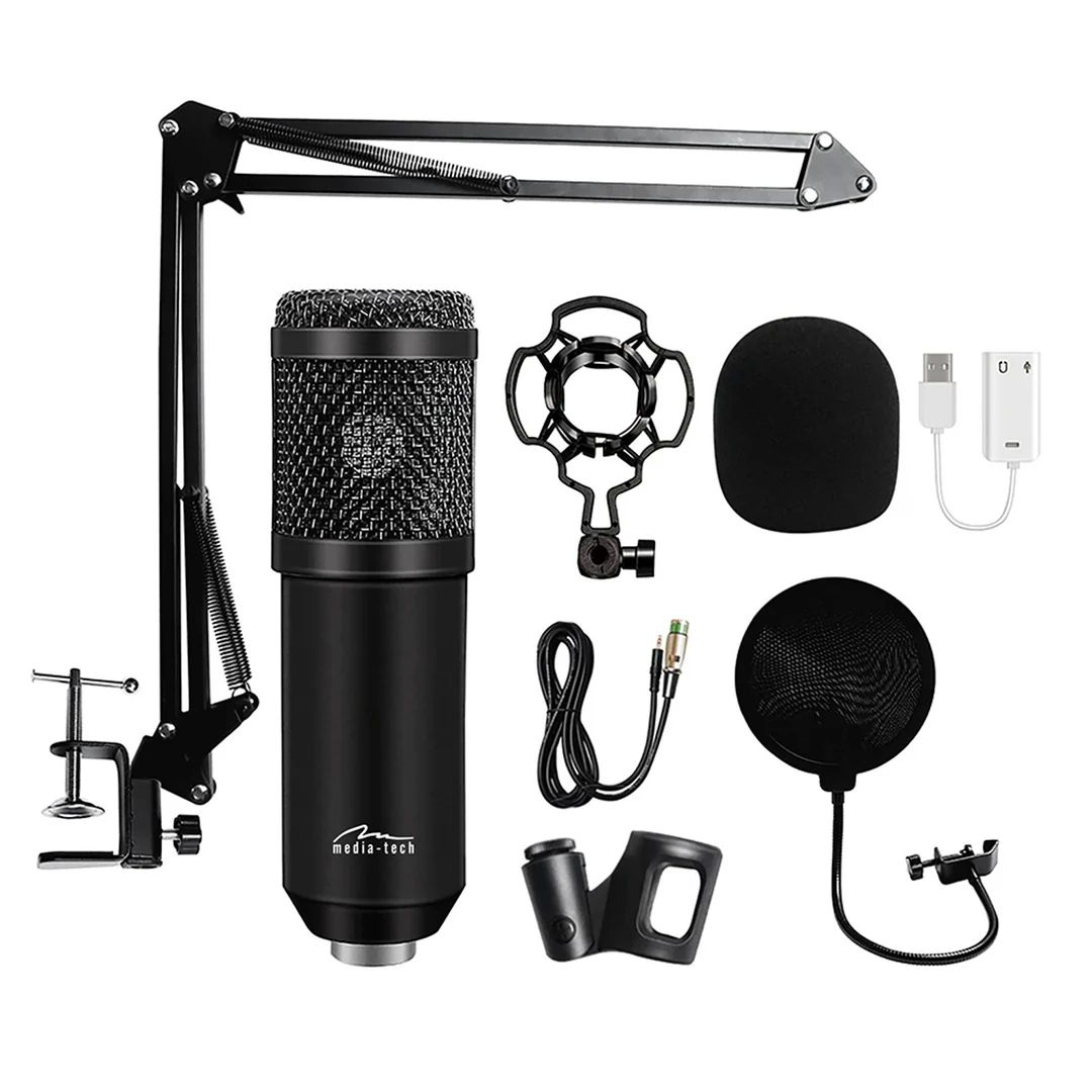 Microphone with accessories kit STUDIO AND STREAMING MICROPHONE MT397K_2