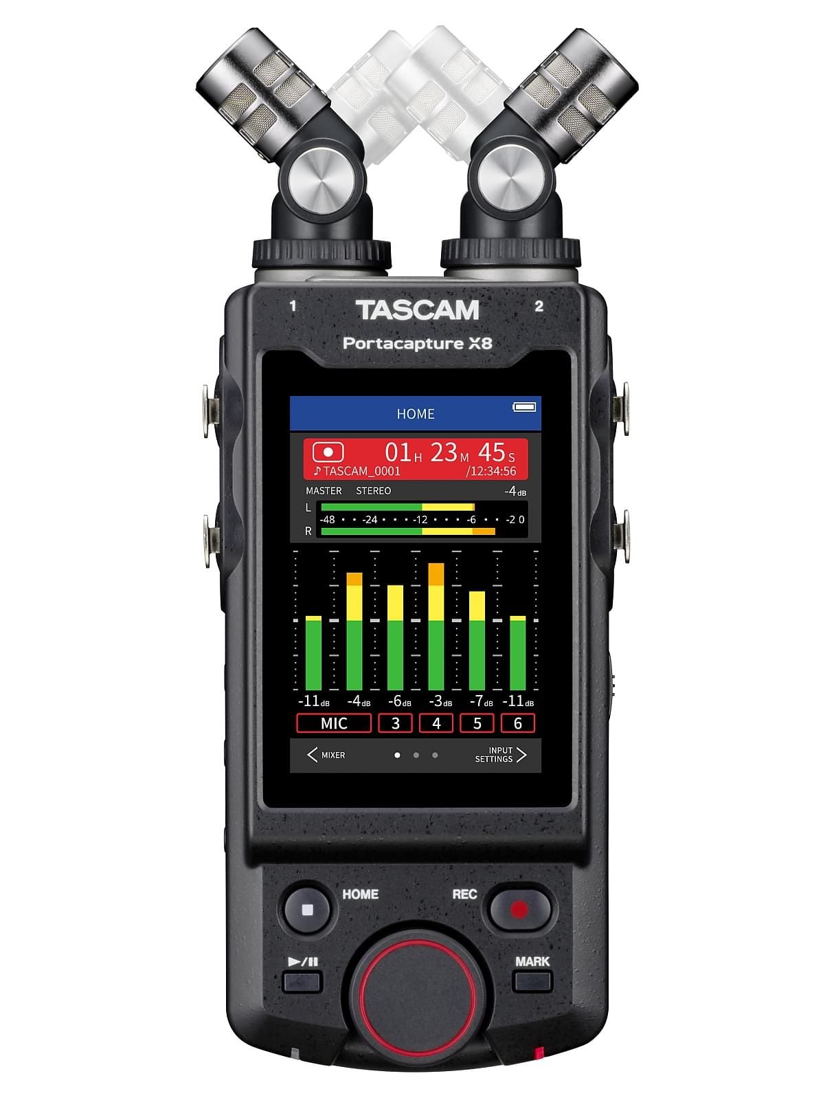 Tascam Portacapture X8  - portable  high resolution multi-track recorder_2