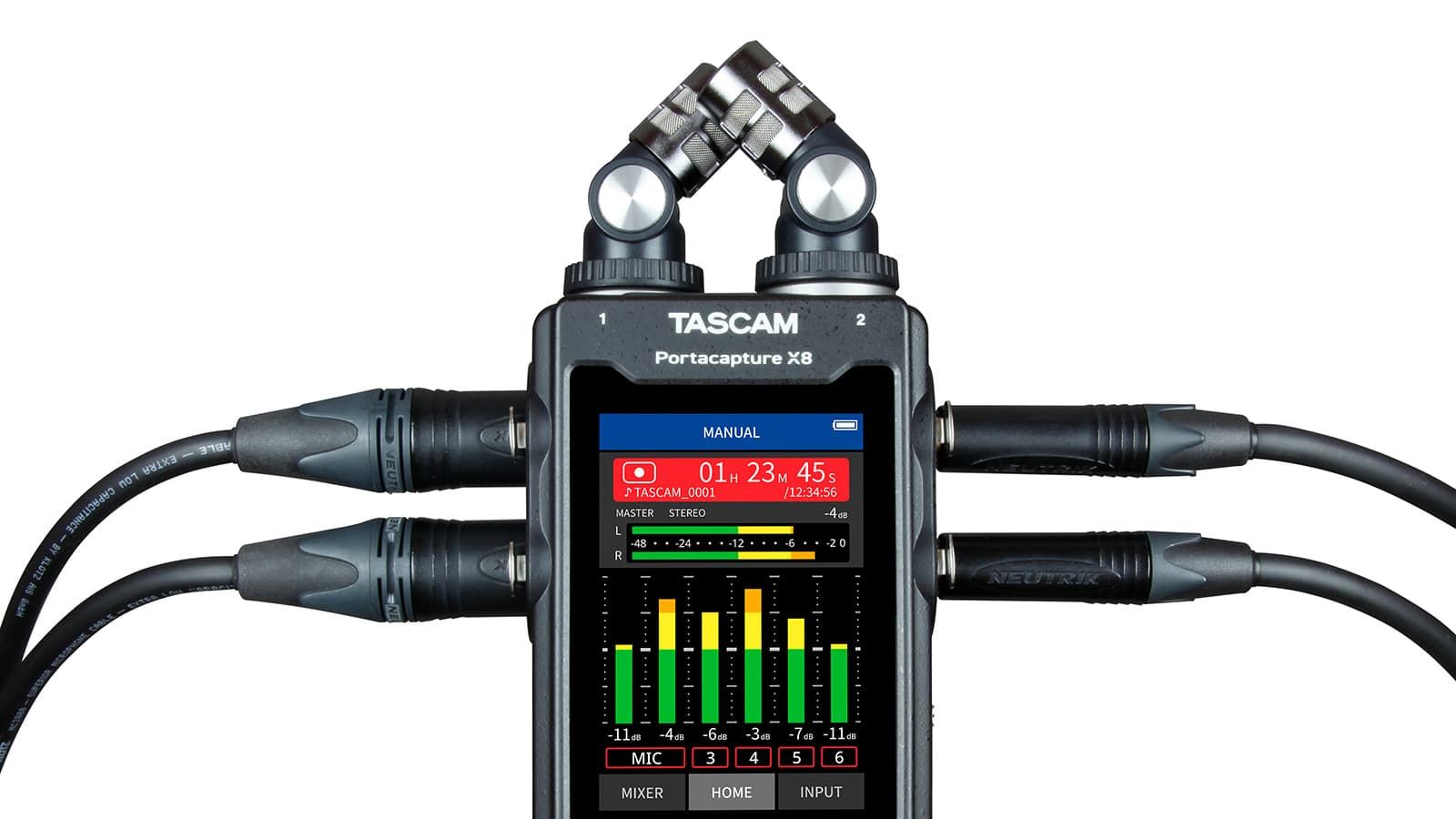 Tascam Portacapture X8  - portable  high resolution multi-track recorder_4