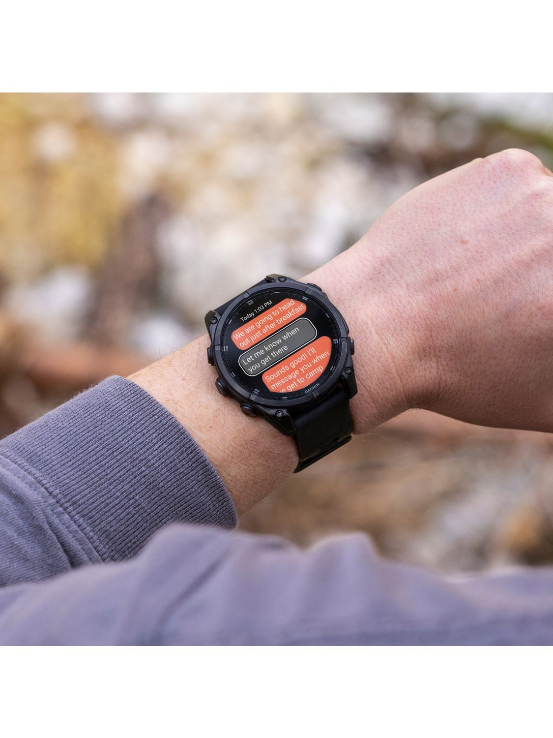 Garmin fenix 8 3.56 cm (1.4 ) AMOLED 47 mm Digital 454 x 454 pixels Touchscreen Black Wi-Fi GPS (satellite)_3