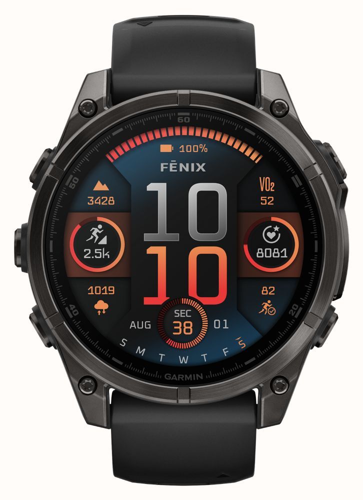 Garmin fenix 8 3.56 cm (1.4 ) AMOLED 47 mm Digital 454 x 454 pixels Touchscreen Black Wi-Fi GPS (satellite)_5