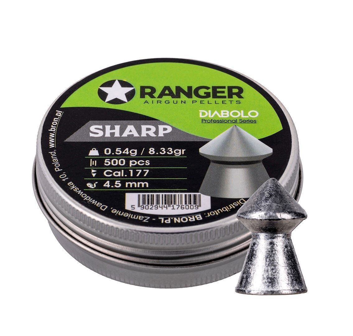 4.5 mm RANGER Diabolo Professional Sharp Point 500 pellets_1
