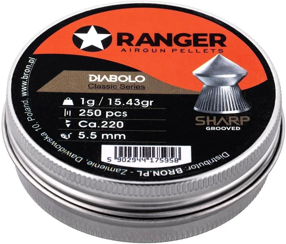 5 5 mm RANGER Diabolo Sharp 250 pcs._2