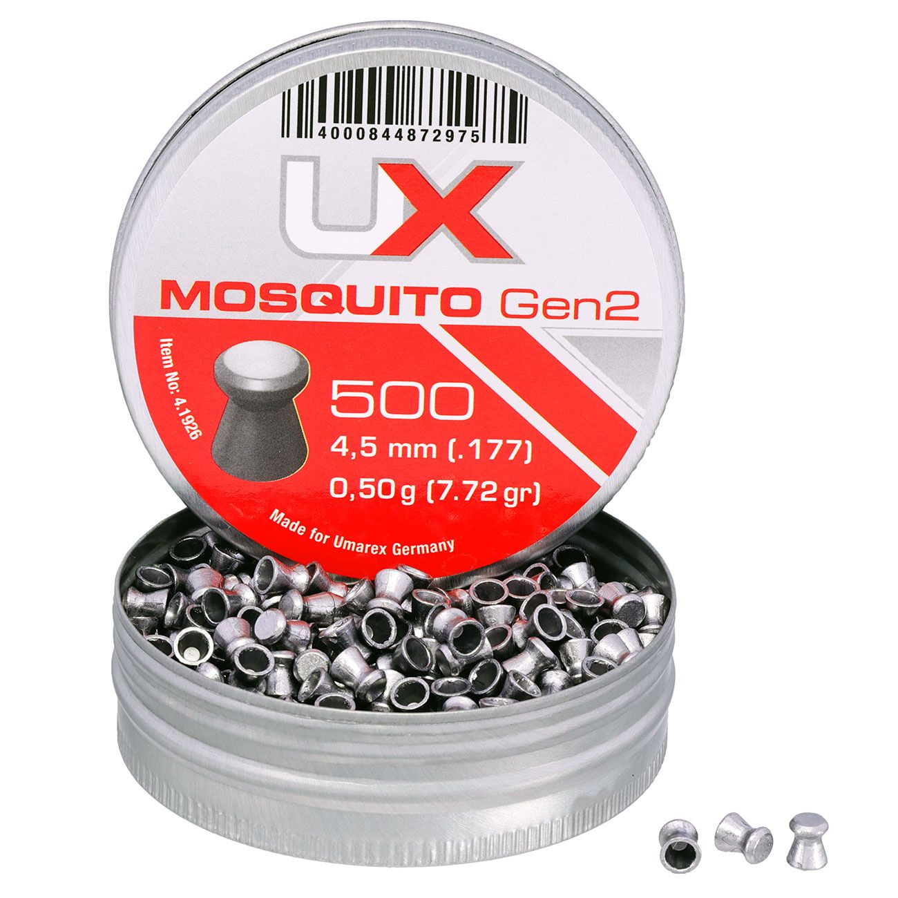 4.5 mm UMAREX Mosquito flat pellet 500 pcs._2