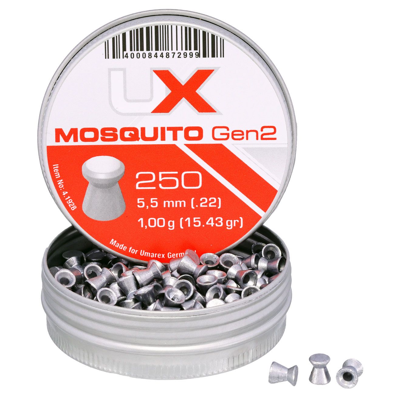 Umarex Mosquito flat pistol pellets 5.5 mm 250 pcs._1