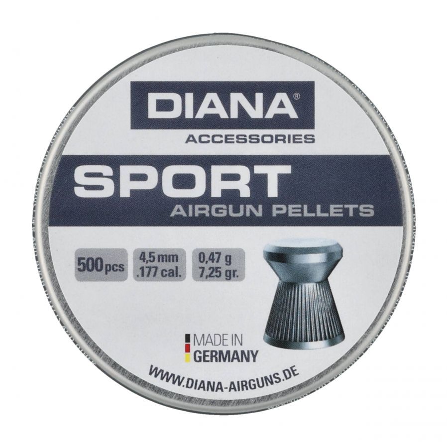 Shotgun shells 4.5 mm Diana Sport 500 pcs._1