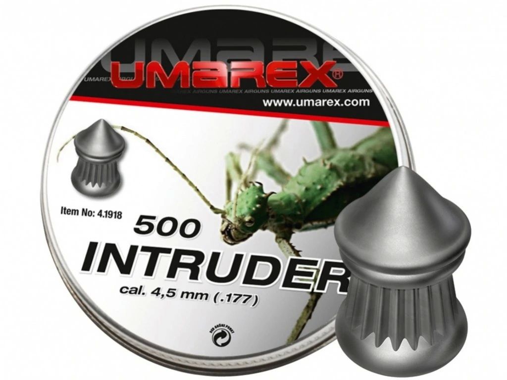 4.5 mm UMAREX Intruder Pointed Ribbed 500 pcs._2