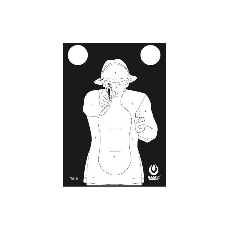 TS-9 silhouette shooting targets  Frenchman - set of 50_1