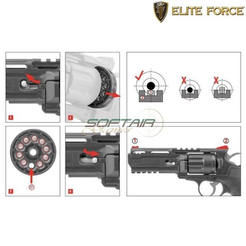 Replica ASG Elite Force H8R 6mm Revolver_2