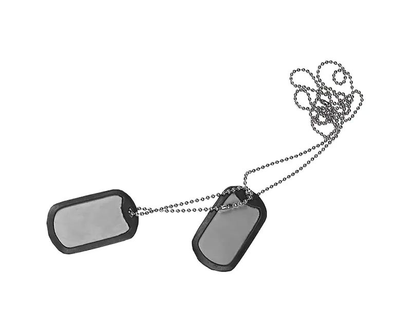 Stainless steel dog tag  Helikon_1
