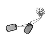 Stainless steel dog tag  Helikon_1