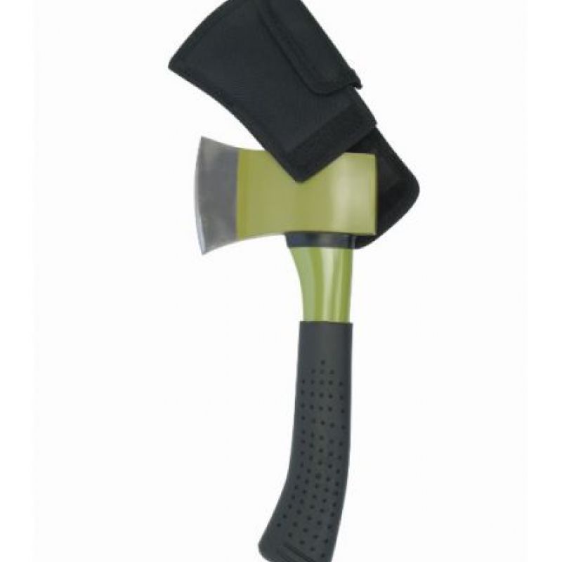 Mil-Tec Axe with cover Olive_1