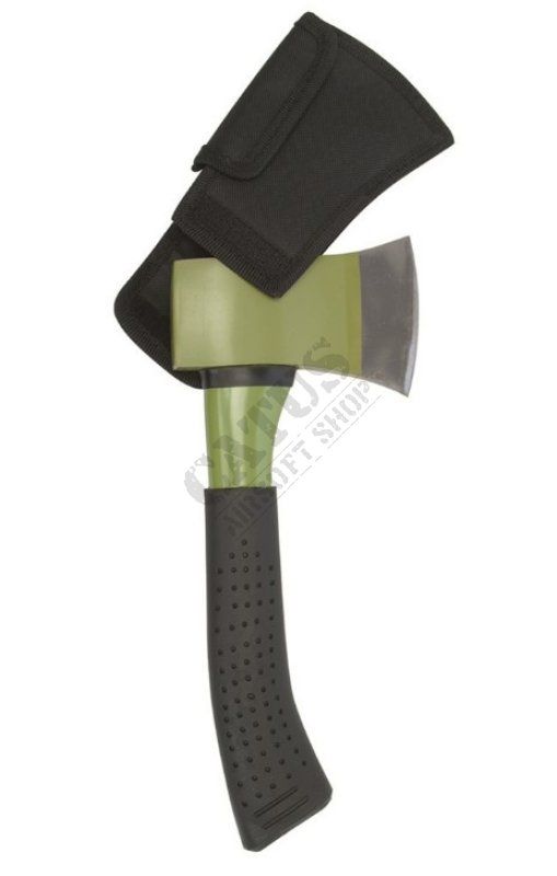 Mil-Tec Axe with cover Olive_3