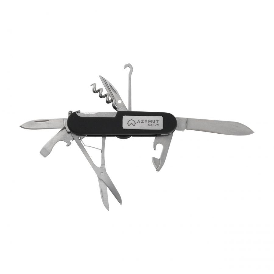 Pocket knife AZYMUT Izeron - 13 tools + belt pouch (HK20017-8BL)_3