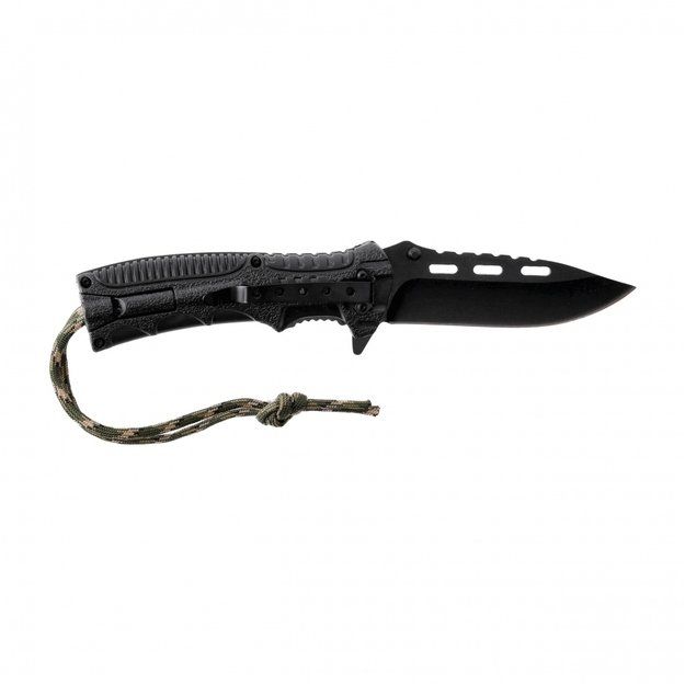 Mil-Tec Paracord folding knife with flintlock - Camo_6