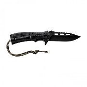 Mil-Tec Paracord folding knife with flintlock - Camo_6