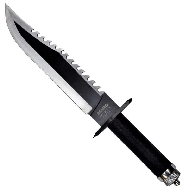 Rambo II Cinema Classic 400 mm knife with leather scabbard_3