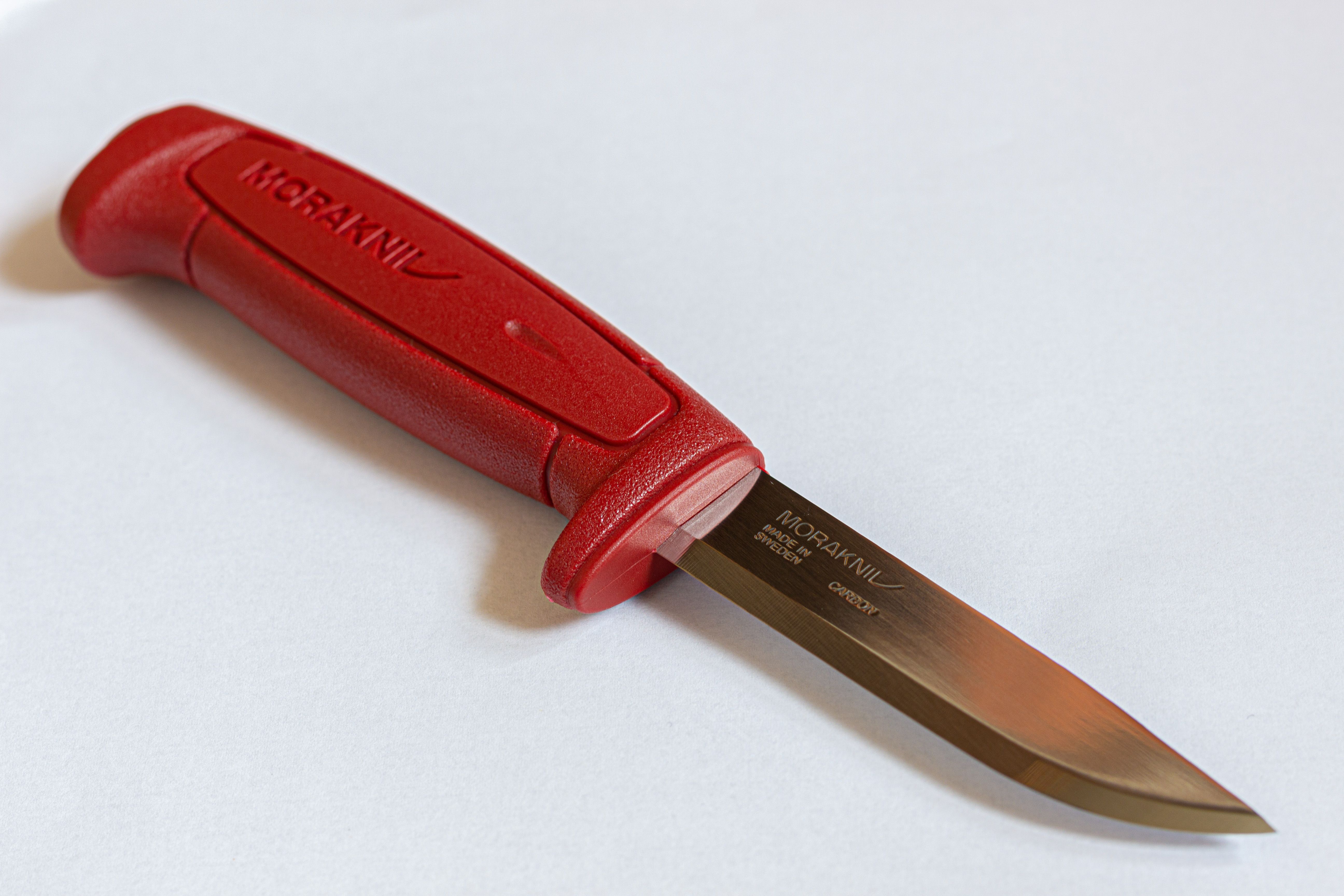 Morakniv BASIC knife 511 - Carbon Steel - Red_1