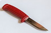 Morakniv BASIC knife 511 - Carbon Steel - Red_1