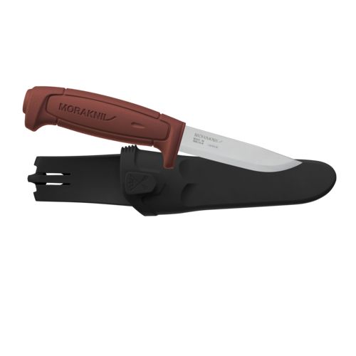 Morakniv BASIC knife 511 - Carbon Steel - Red_3