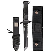 Mil-Tec German Combat Knife Black 2000 steel 440_1