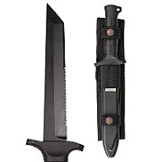 Mil-Tec German Combat Knife Black 2000 steel 440_2
