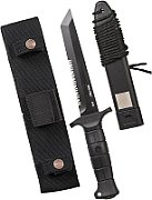 Mil-Tec German Combat Knife Black 2000 steel 440_3